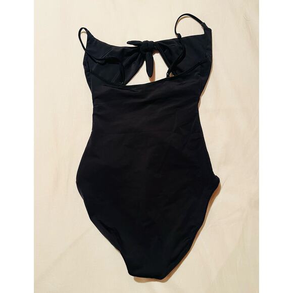 ARITZIA Wilfred NOE Bodysuit and Swimsuit Front Tie Cutout One Piece XS - Picture 3 of 9